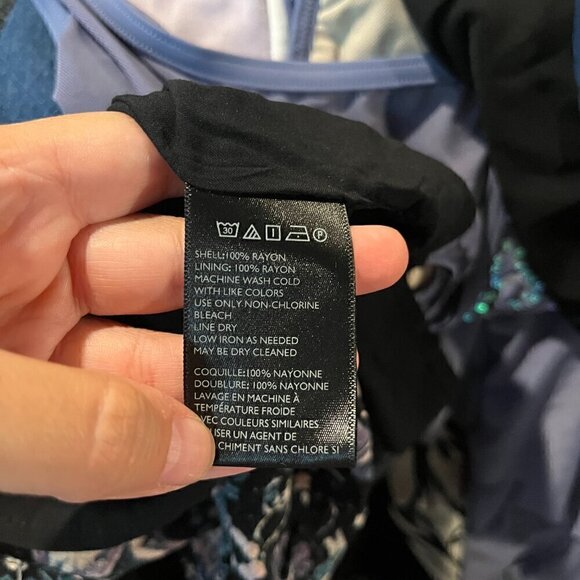 Urban Outfitters Ecote black patterned mini dress - Picture 6 of 6